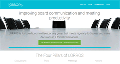 Desktop Screenshot of lorros.com